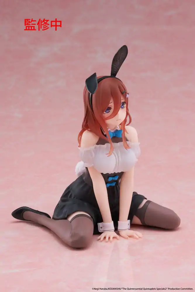 The Quintessential Quintuplets 3 PVC Soška Desktop Cute Figure Miku Nakano (Bunny Ver.) 13 cm produktová fotografia