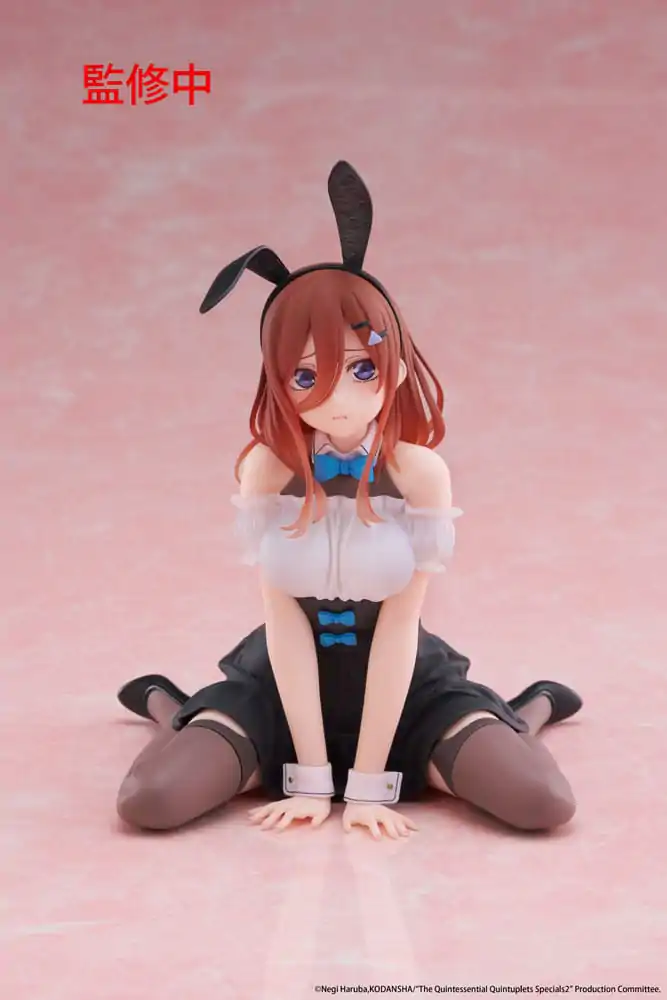 The Quintessential Quintuplets 3 PVC Soška Desktop Cute Figure Miku Nakano (Bunny Ver.) 13 cm produktová fotografia