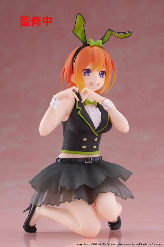 The Quintessential Quintuplets 3 PVC Socha Desktop Cute Figure Yotsuba Nakano (Bunny Ver.) 13 cm produktová fotografia