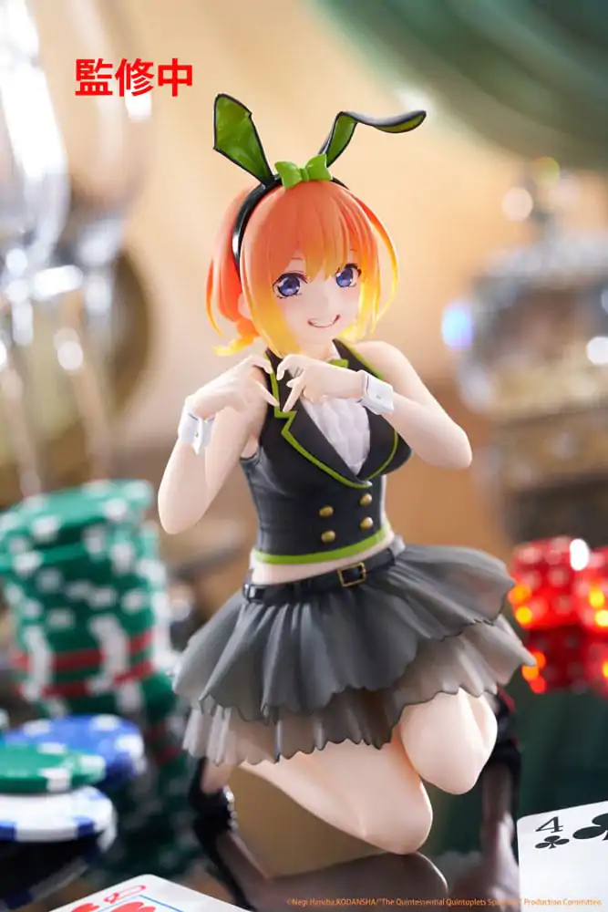 The Quintessential Quintuplets 3 PVC Socha Desktop Cute Figure Yotsuba Nakano (Bunny Ver.) 13 cm produktová fotografia