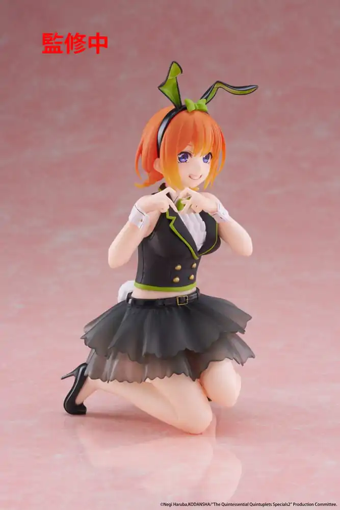 The Quintessential Quintuplets 3 PVC Socha Desktop Cute Figure Yotsuba Nakano (Bunny Ver.) 13 cm produktová fotografia