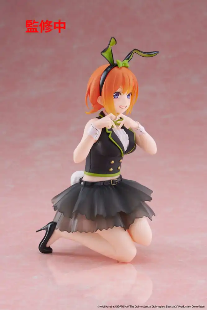 The Quintessential Quintuplets 3 PVC Socha Desktop Cute Figure Yotsuba Nakano (Bunny Ver.) 13 cm produktová fotografia