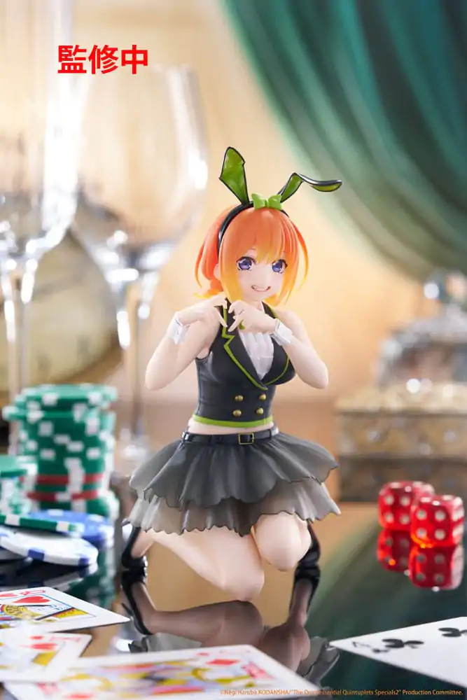 The Quintessential Quintuplets 3 PVC Socha Desktop Cute Figure Yotsuba Nakano (Bunny Ver.) 13 cm produktová fotografia