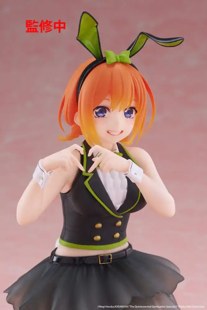 The Quintessential Quintuplets 3 PVC Socha Desktop Cute Figure Yotsuba Nakano (Bunny Ver.) 13 cm produktová fotografia