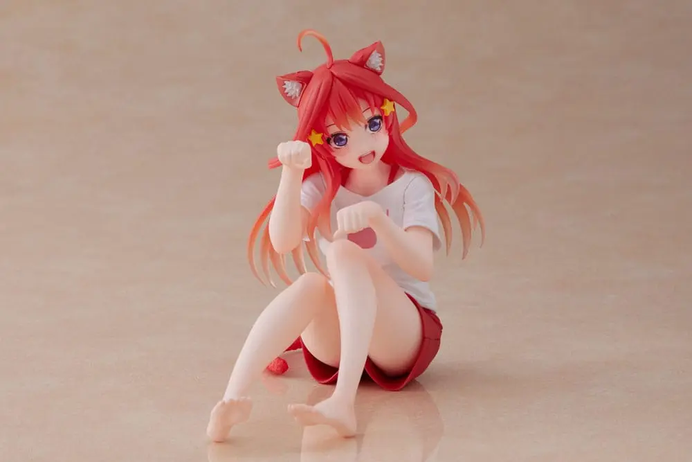 The Quintessential Quintuplets PVC soška na stôl Itsuki Nakano Newley Written Cat Roomwear Ver. produktová fotografia