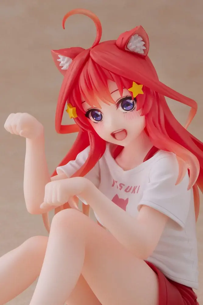 The Quintessential Quintuplets PVC soška na stôl Itsuki Nakano Newley Written Cat Roomwear Ver. produktová fotografia