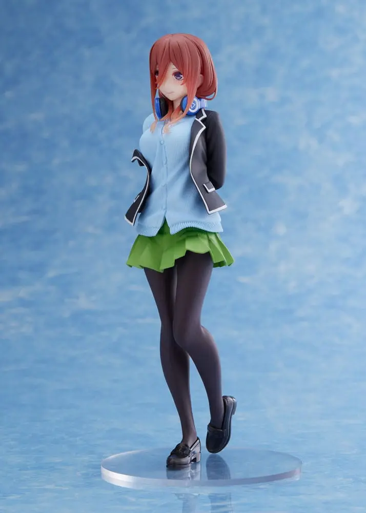 The Quintessential Quintuplets PVC Socha Miku Nakano School Uniform Ver Renewal Edition produktová fotografia