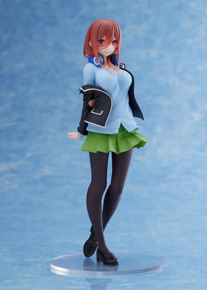 The Quintessential Quintuplets PVC Socha Miku Nakano School Uniform Ver Renewal Edition produktová fotografia