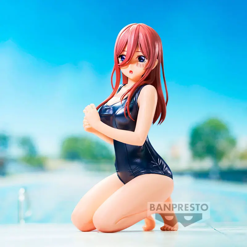 Quintessential Quintuplets Movie Celestial Vivi School Style Miku Nakano figúrka, 12 cm termékfotó