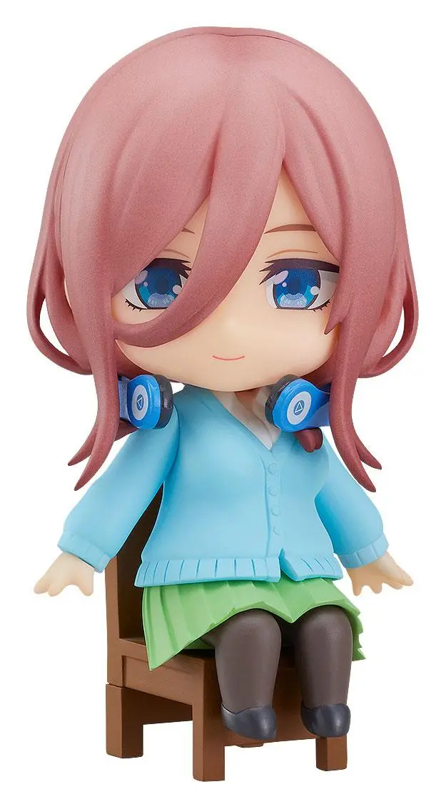 The Quintessential Quintuplets Movie Nendoroid Swacchao! Miku Nakano Figúrka 9 cm termékfotó