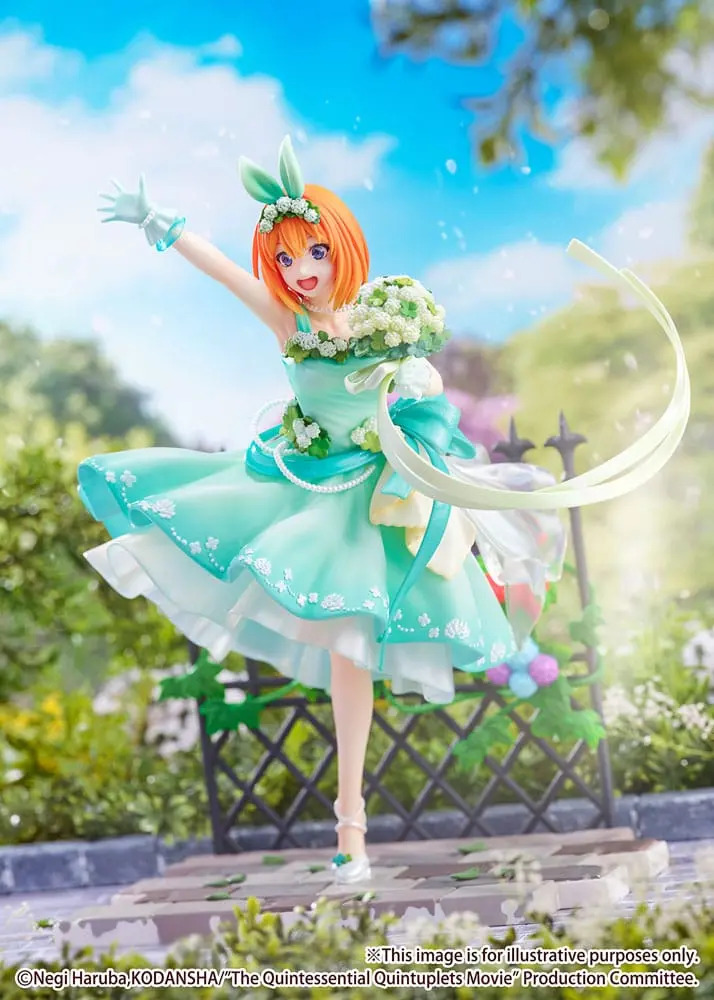 The Quintessential Quintuplets: The Movie PVC Socha 1/7 Yotsuba Nakano Floral Dress Ver. 26 cm produktová fotografia