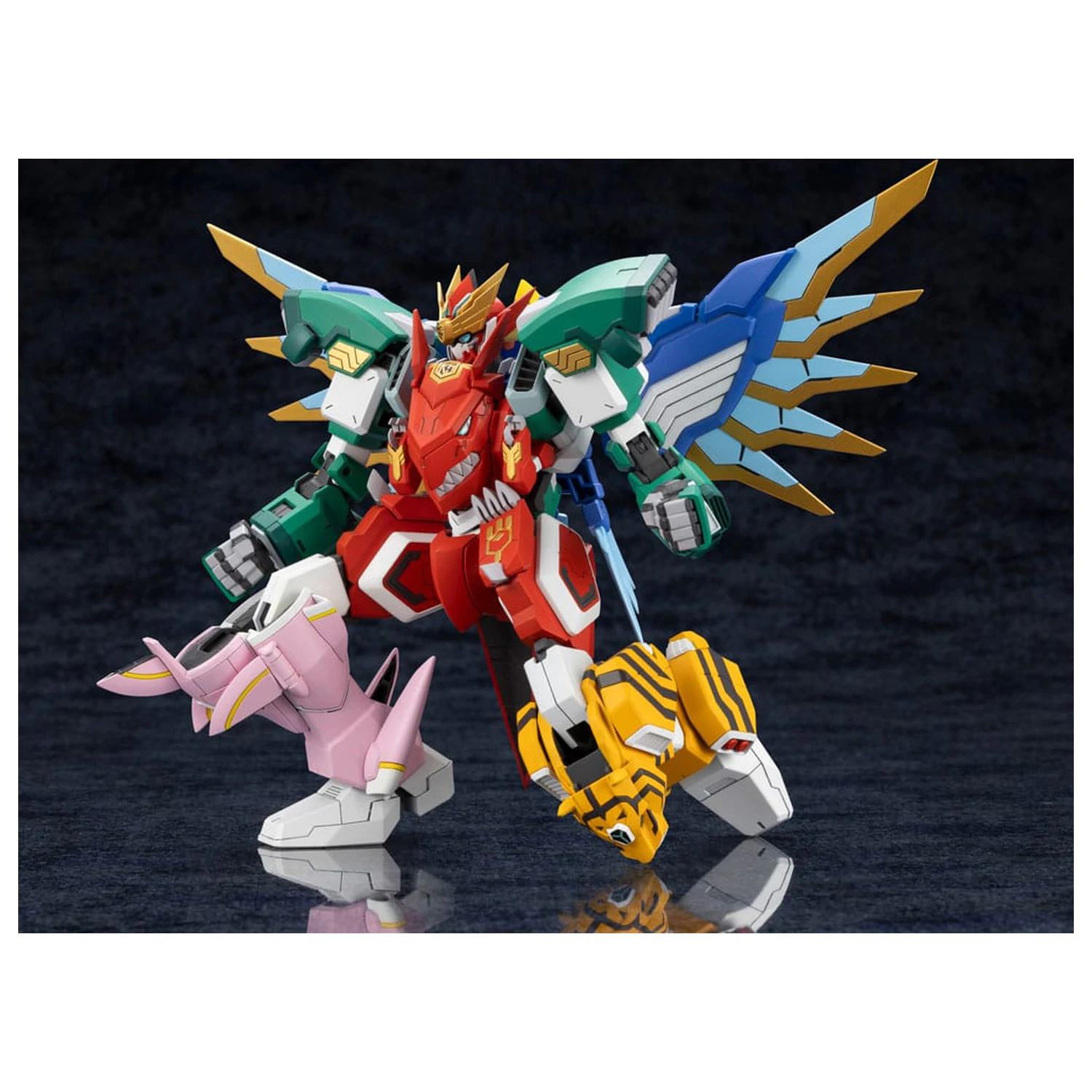 The Red Ranger Becomes an Adventurer in Another World Plastic Model Kit Maximum Kizuna Kaiser 17 cm produktová fotografia