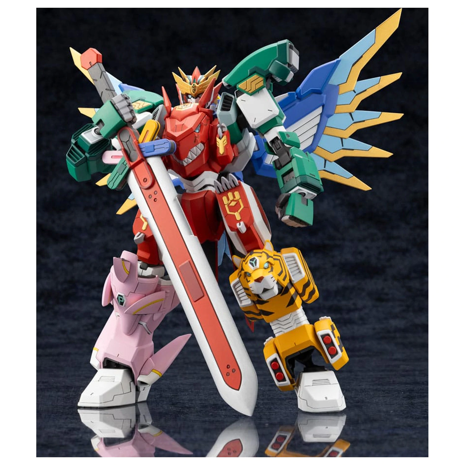 The Red Ranger Becomes an Adventurer in Another World Plastic Model Kit Maximum Kizuna Kaiser 17 cm produktová fotografia