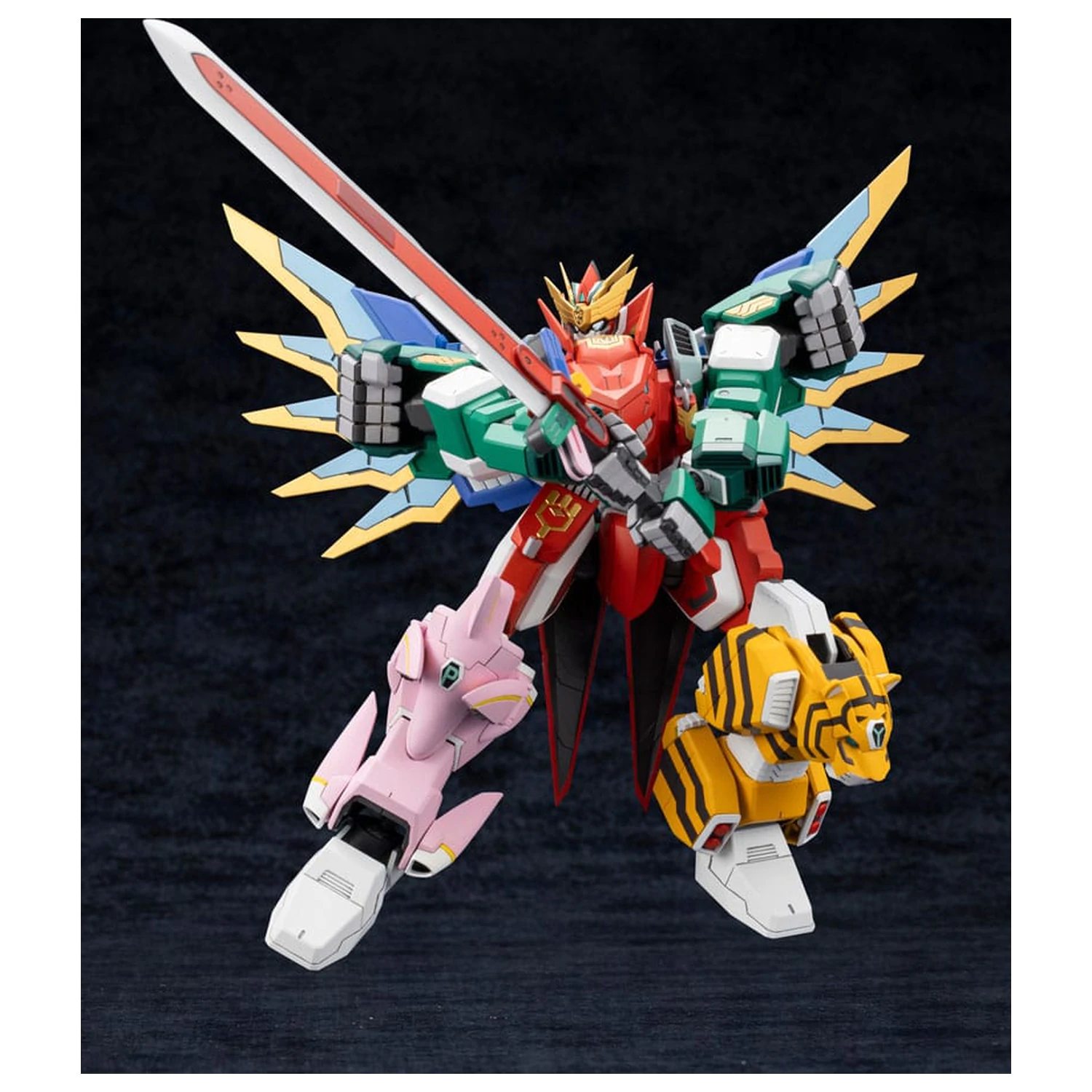 The Red Ranger Becomes an Adventurer in Another World Plastic Model Kit Maximum Kizuna Kaiser 17 cm produktová fotografia