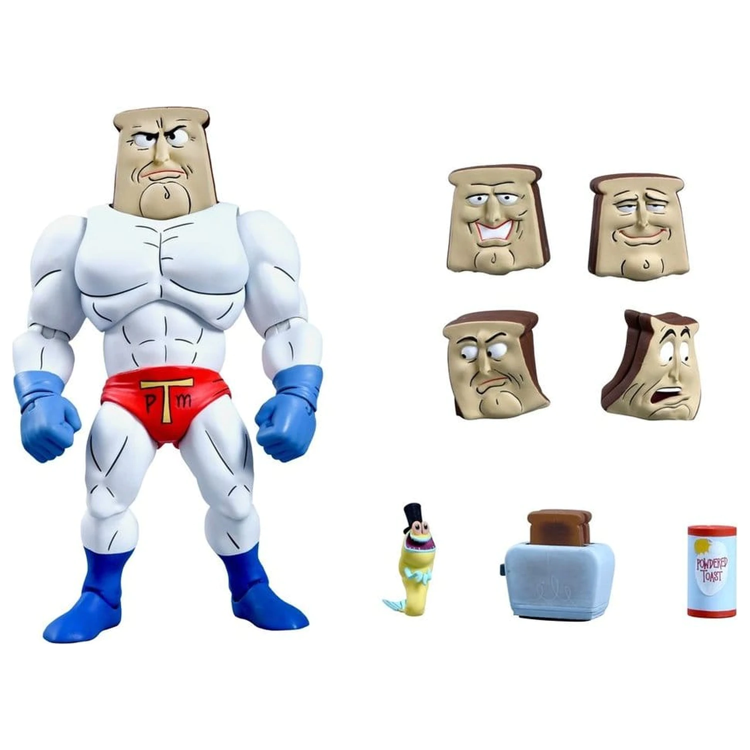 The Ren & Stimpy Show akčná figúrka Ultimate Powdered Toast Man 18 cm produktová fotografia