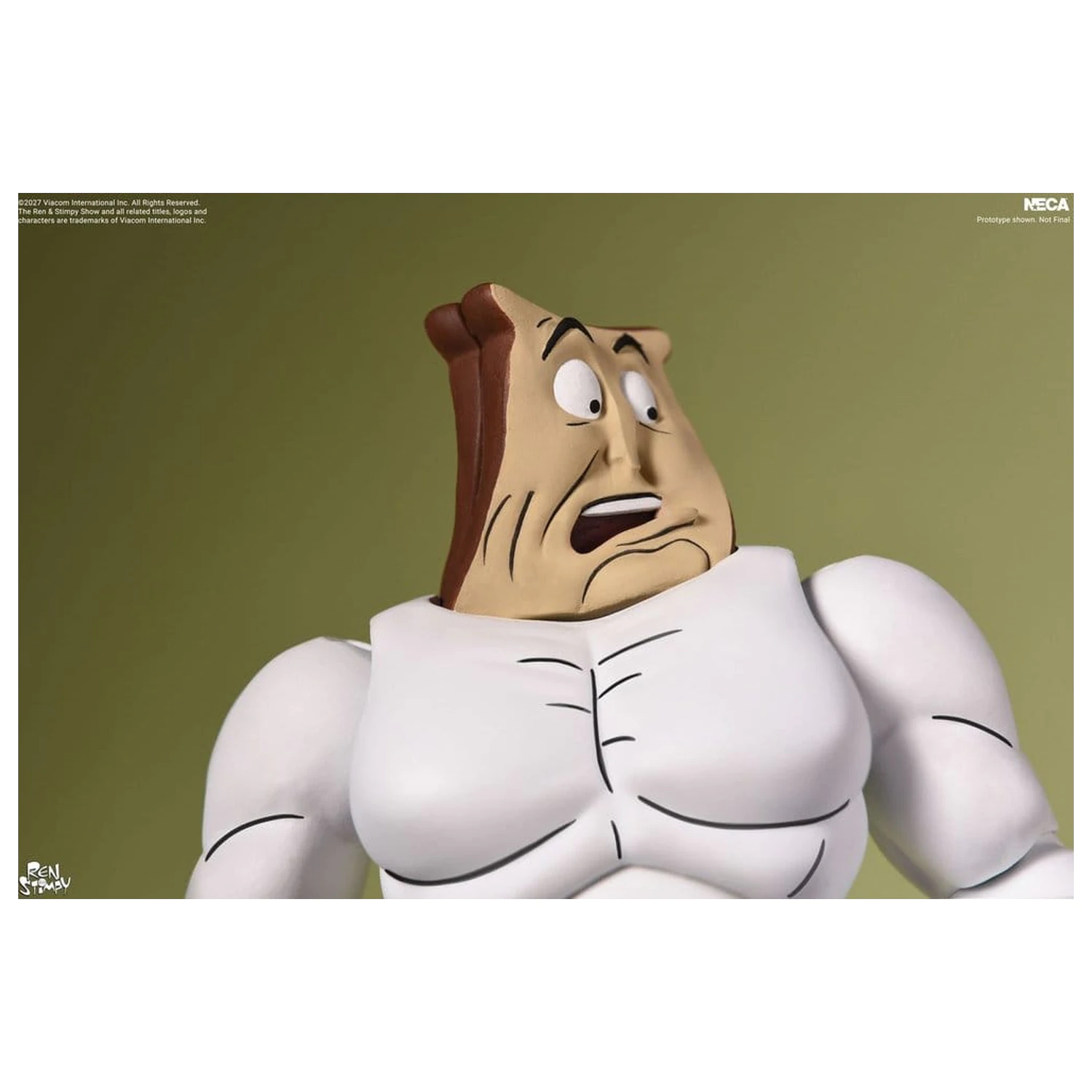 The Ren & Stimpy Show akčná figúrka Ultimate Powdered Toast Man 18 cm produktová fotografia