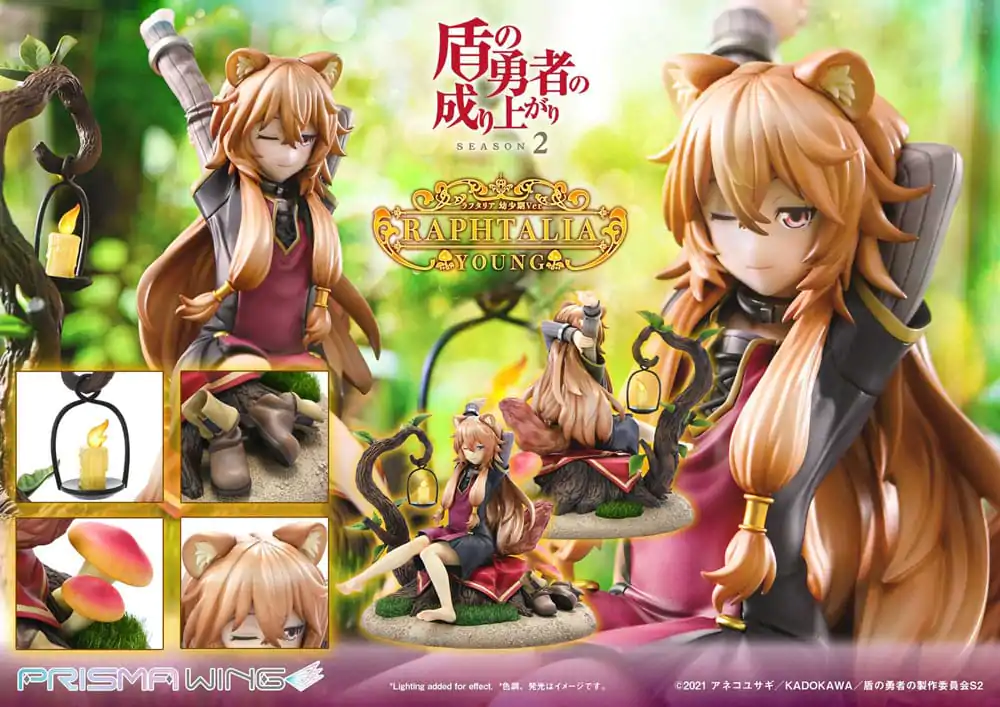 The Rising of the shield Hero Season 2 Prisma Wing PVC figúrka 1/7 Raphtalia Young Version 15 cm termékfotó