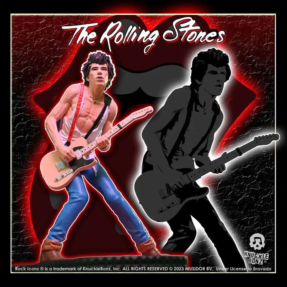 The Rolling Stones Rock Iconz soška Keith Richards (Tattoo You Tour 1981) 22 cm termékfotó