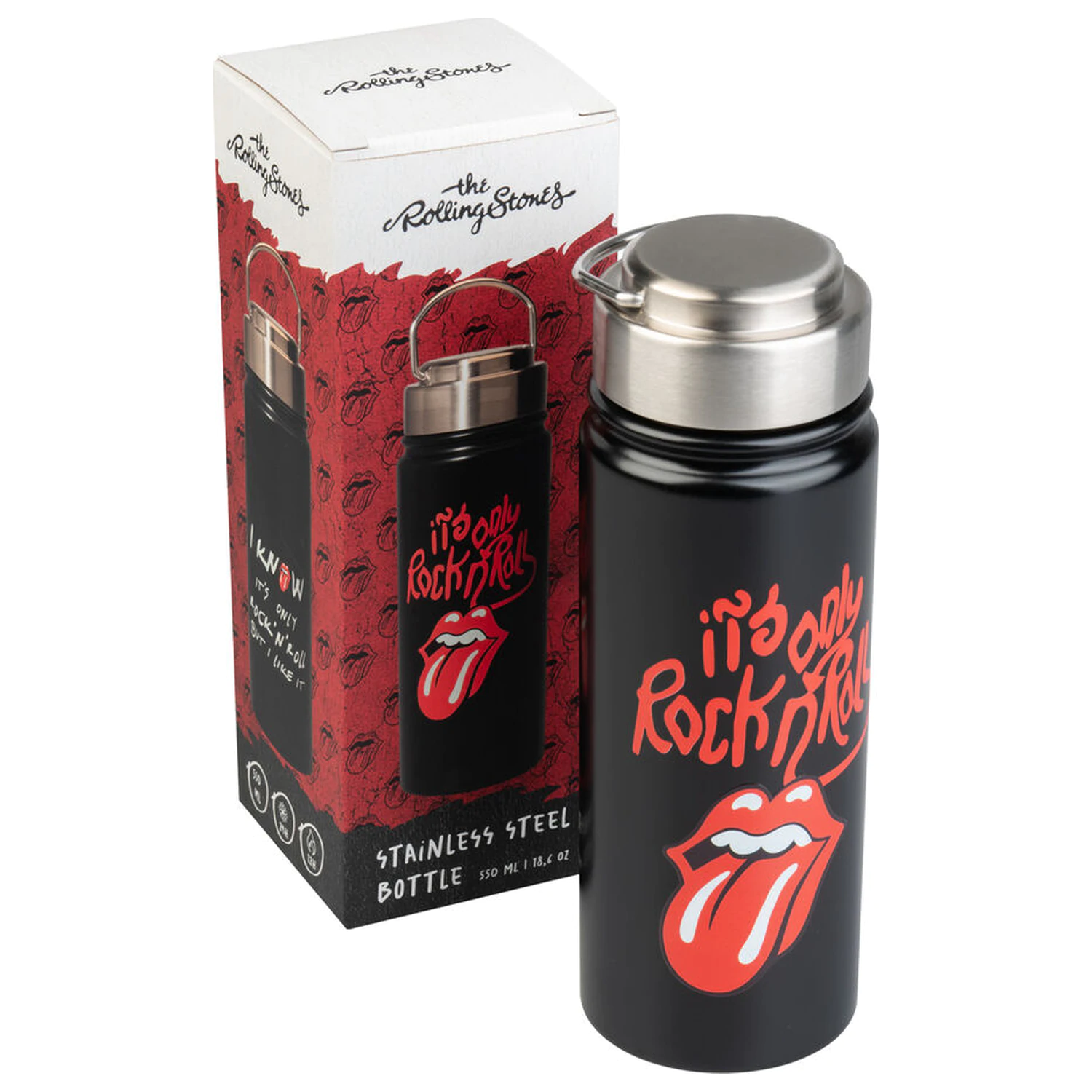 The Rolling Stones fľaša z nehrdzavejúcej ocele 500ml produktová fotografia