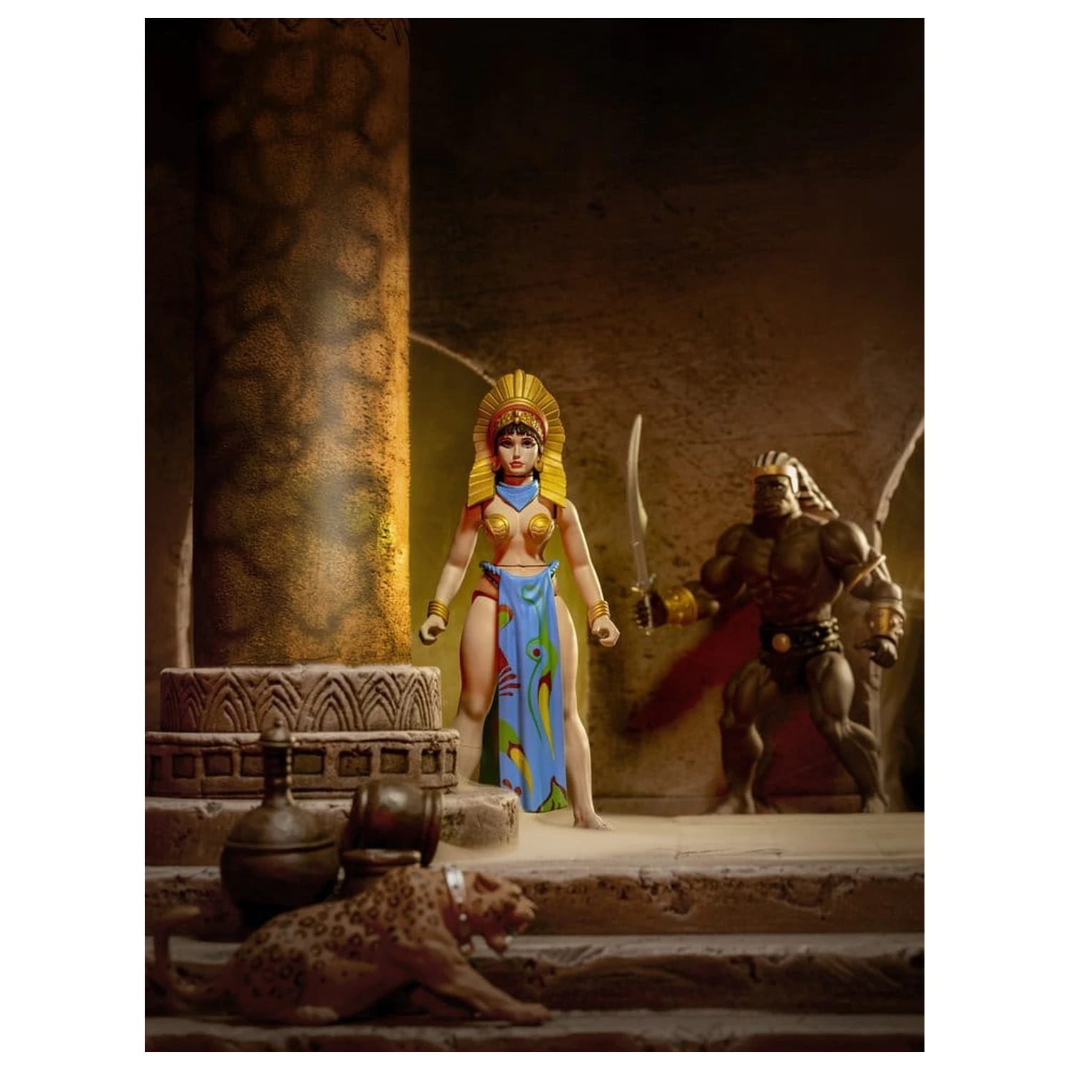 The Savage World of Frazetta akčná figúrka súprava Egyptian Queen & The Guard (Museum Edition) 14 cm produktová fotografia