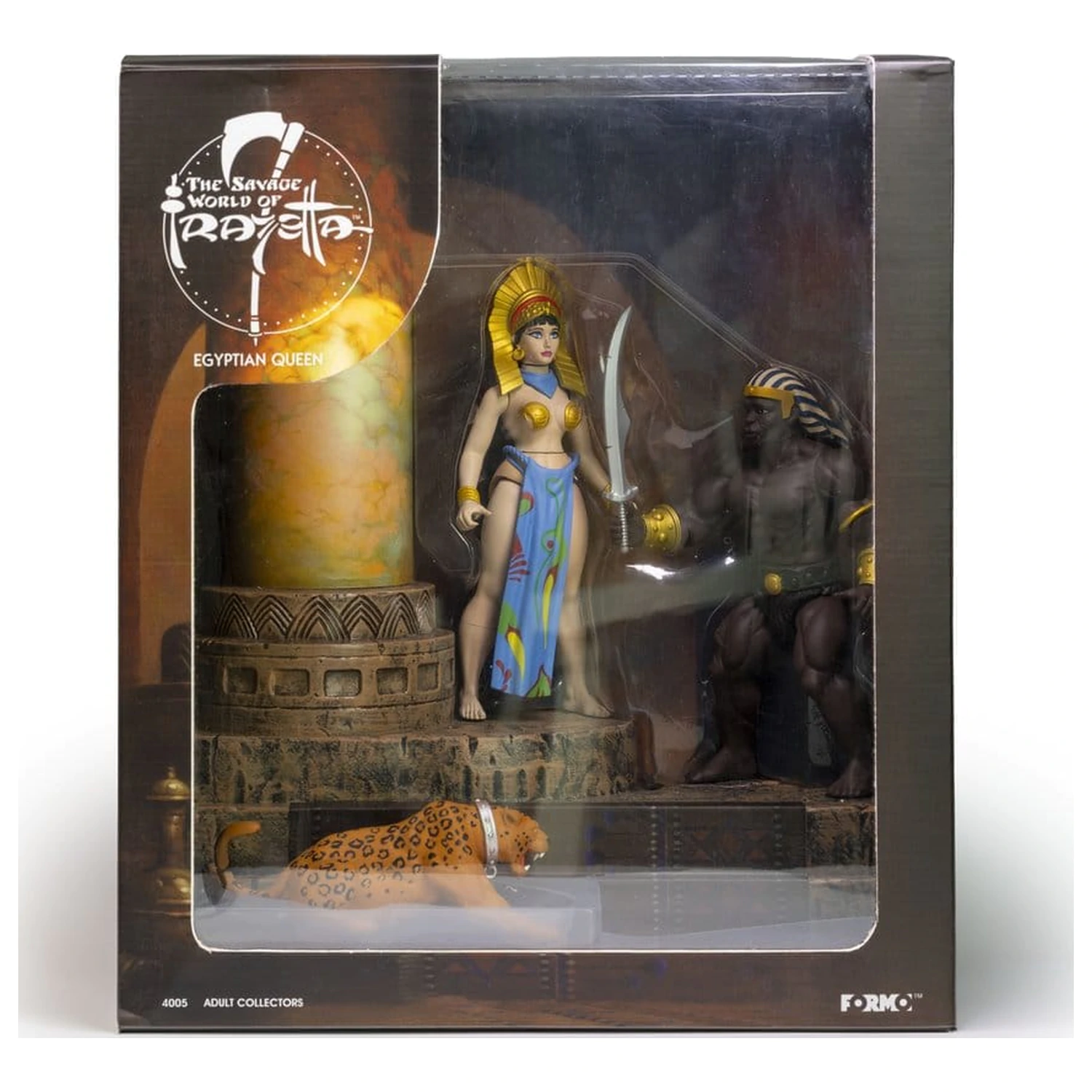The Savage World of Frazetta akčná figúrka súprava Egyptian Queen & The Guard (Museum Edition) 14 cm produktová fotografia