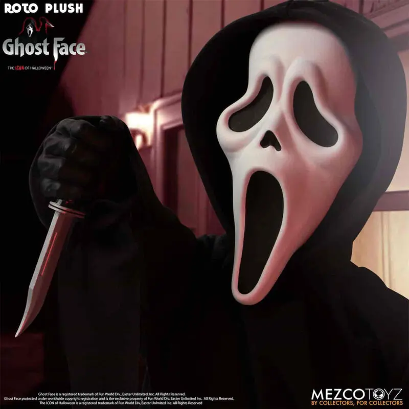 Scream MDS Roto plyšová bábika Ghost Face 46 cm produktová fotografia