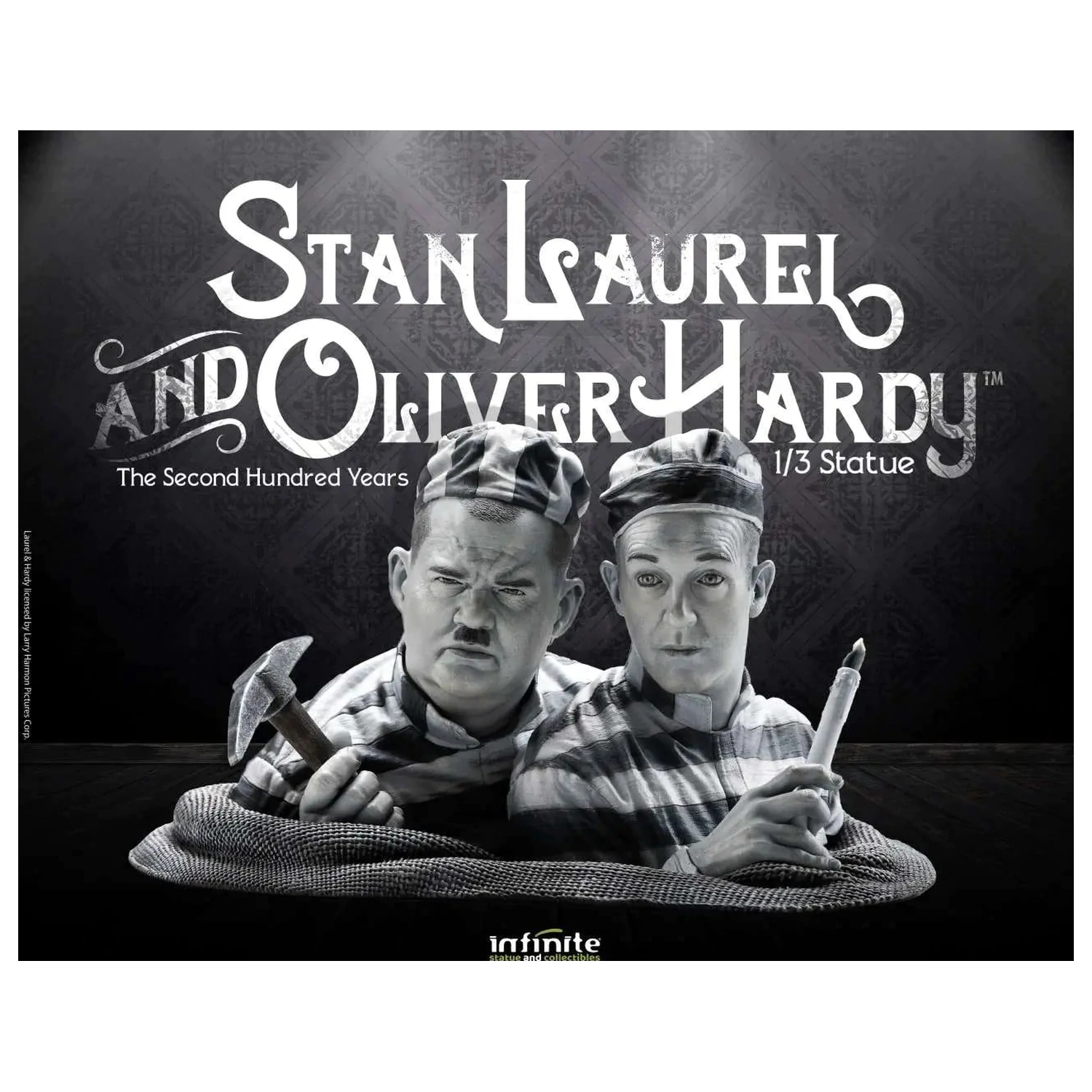 The Second Hundred Years Laurel & Hardy socha 1/3 16 cm produktová fotografia