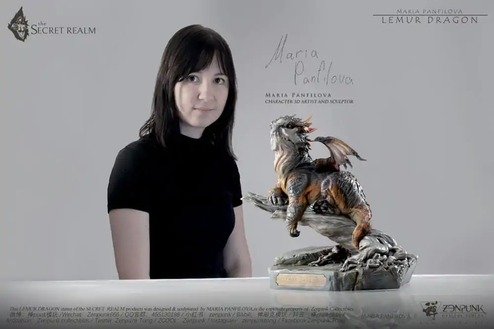 The Secret Realm Socha Lemur Dragon 38 cm produktová fotografia