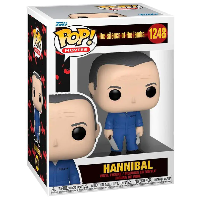 The Silence of the Lambs POP! Movies Vinyl Figúrka Hannibal késsel és villával 9 cm termékfotó