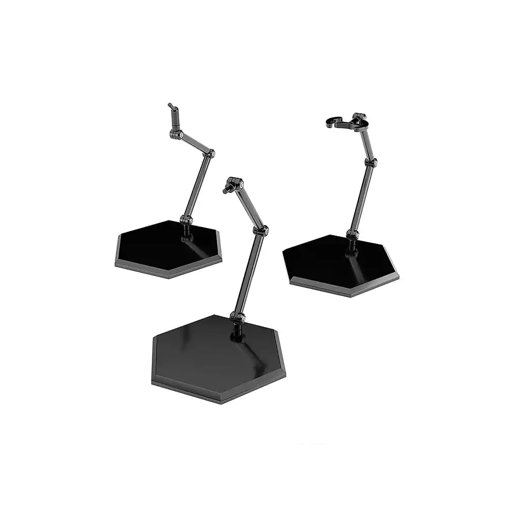 The Simple Stand Mini Nendoroid Viac pre mini figúrky a modely, čierny šesťhranný typ, 3-balenie produktová fotografia
