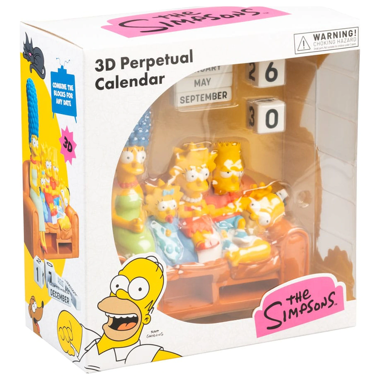 The Simpsons 3D večný kalendár produktová fotografia