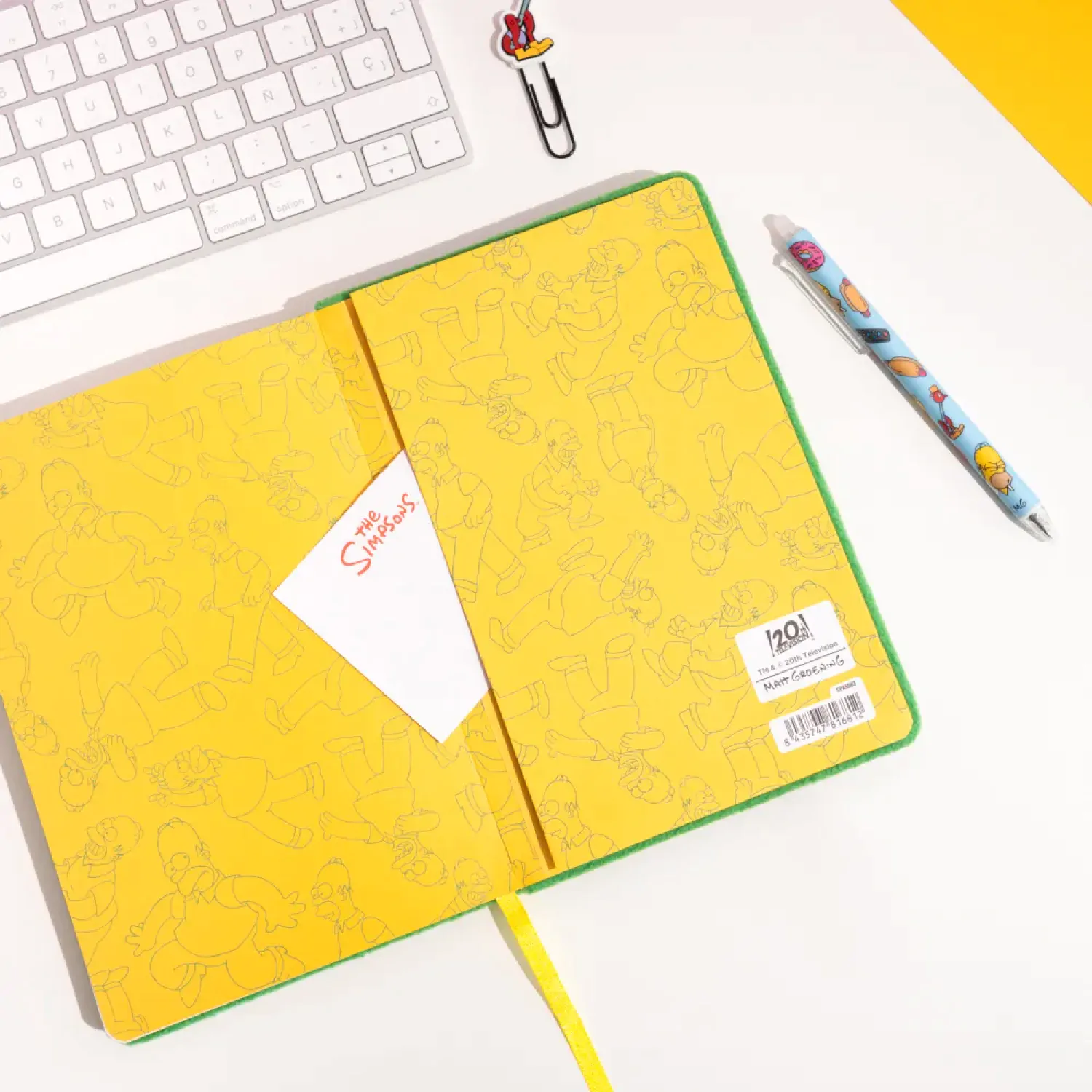 The Simpsons A5 prémiový zápisník produktová fotografia