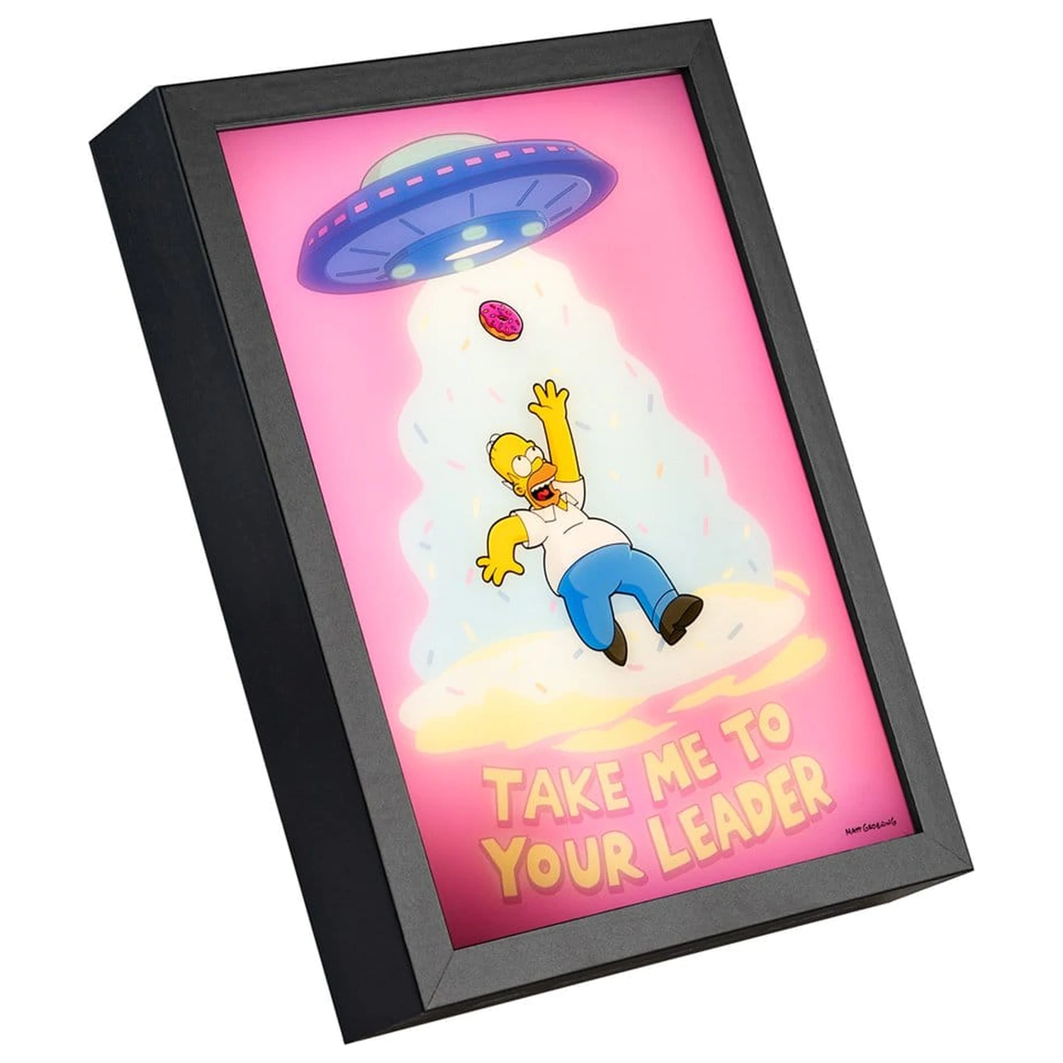 The Simpsons zarámovaný LED plagát 20 x 28 cm produktová fotografia