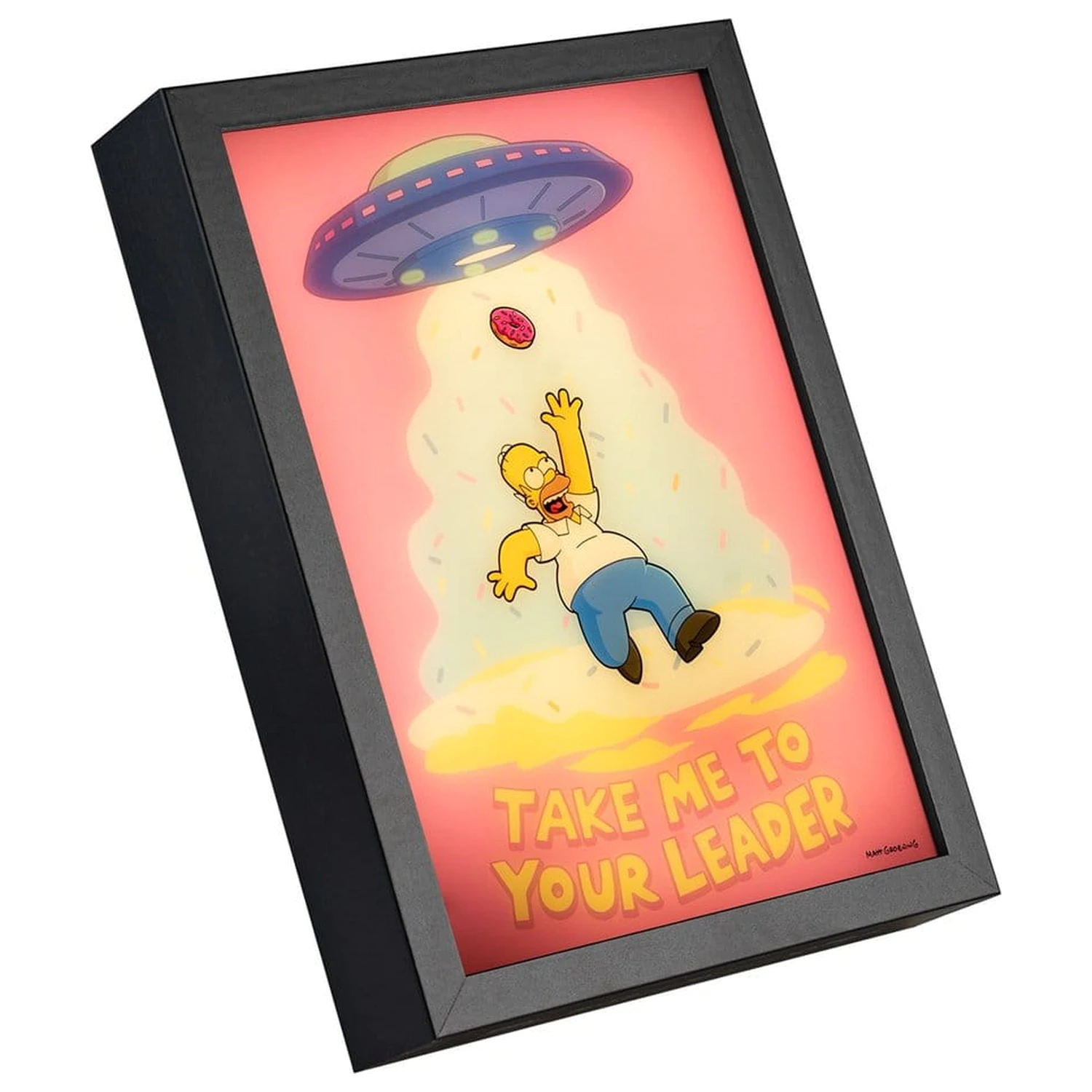 The Simpsons zarámovaný LED plagát 20 x 28 cm produktová fotografia