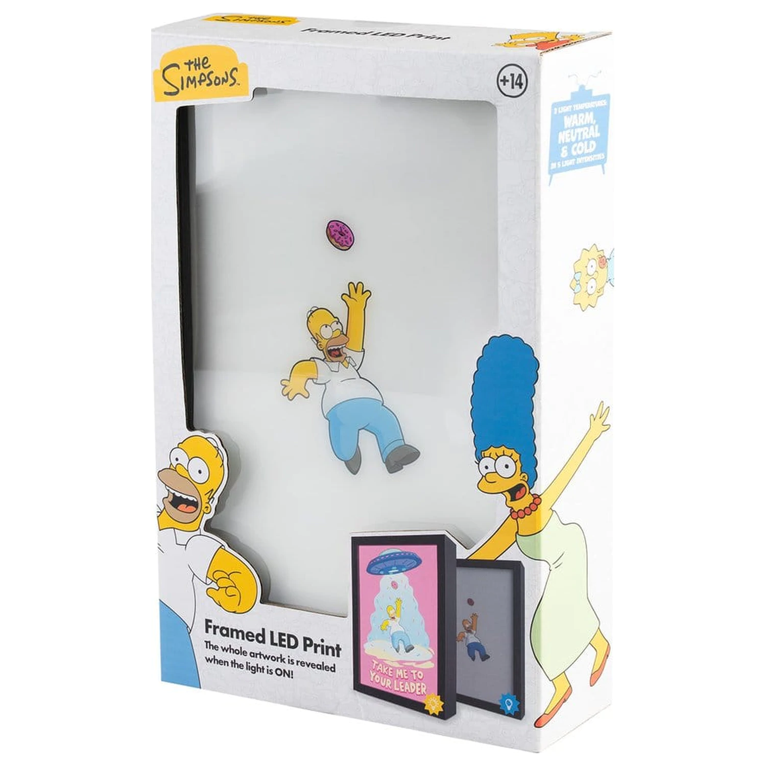 The Simpsons zarámovaný LED plagát 20 x 28 cm produktová fotografia