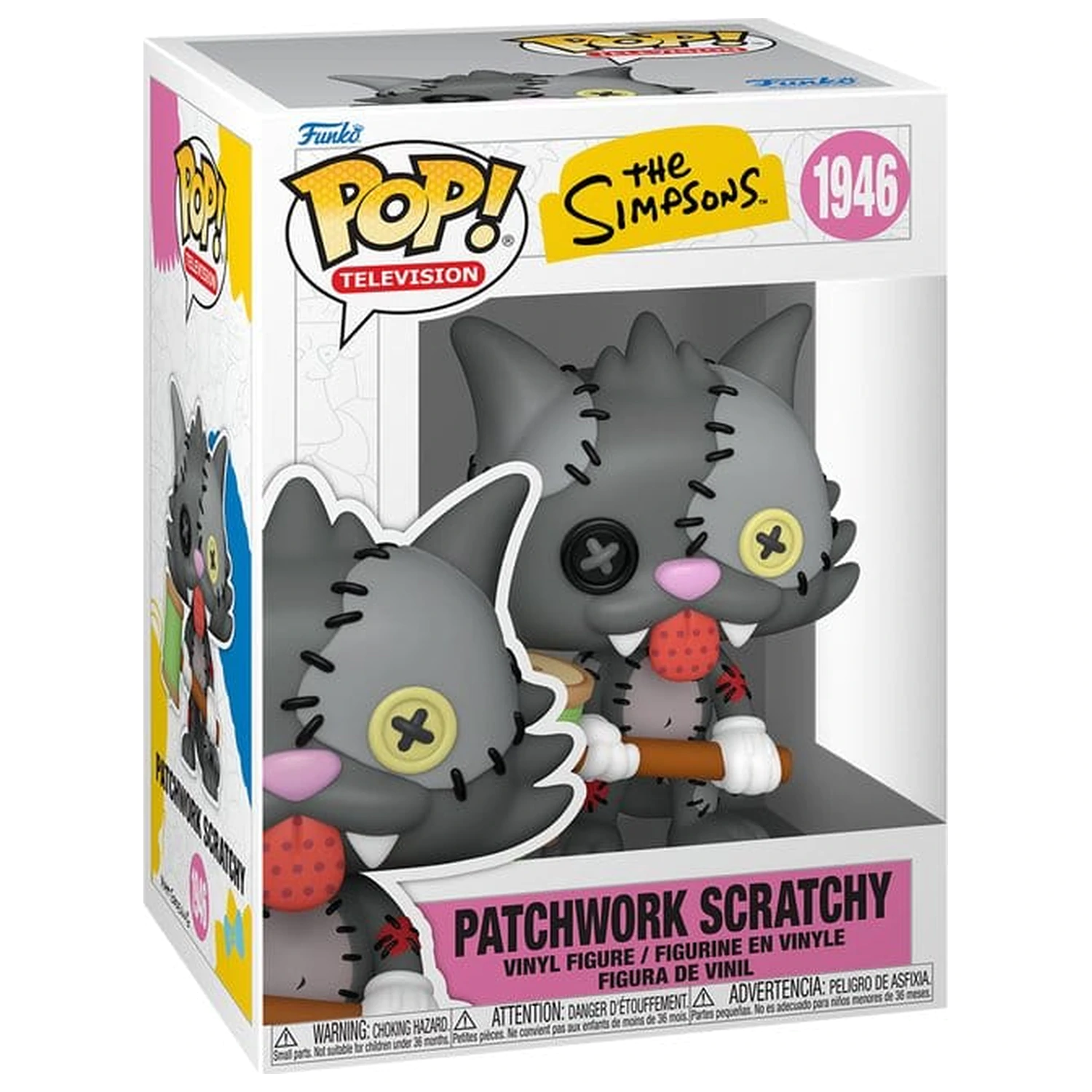 The Simpsons Funko POP! Animation vinylová figúrka Scratchy Patchwork 9 cm produktová fotografia