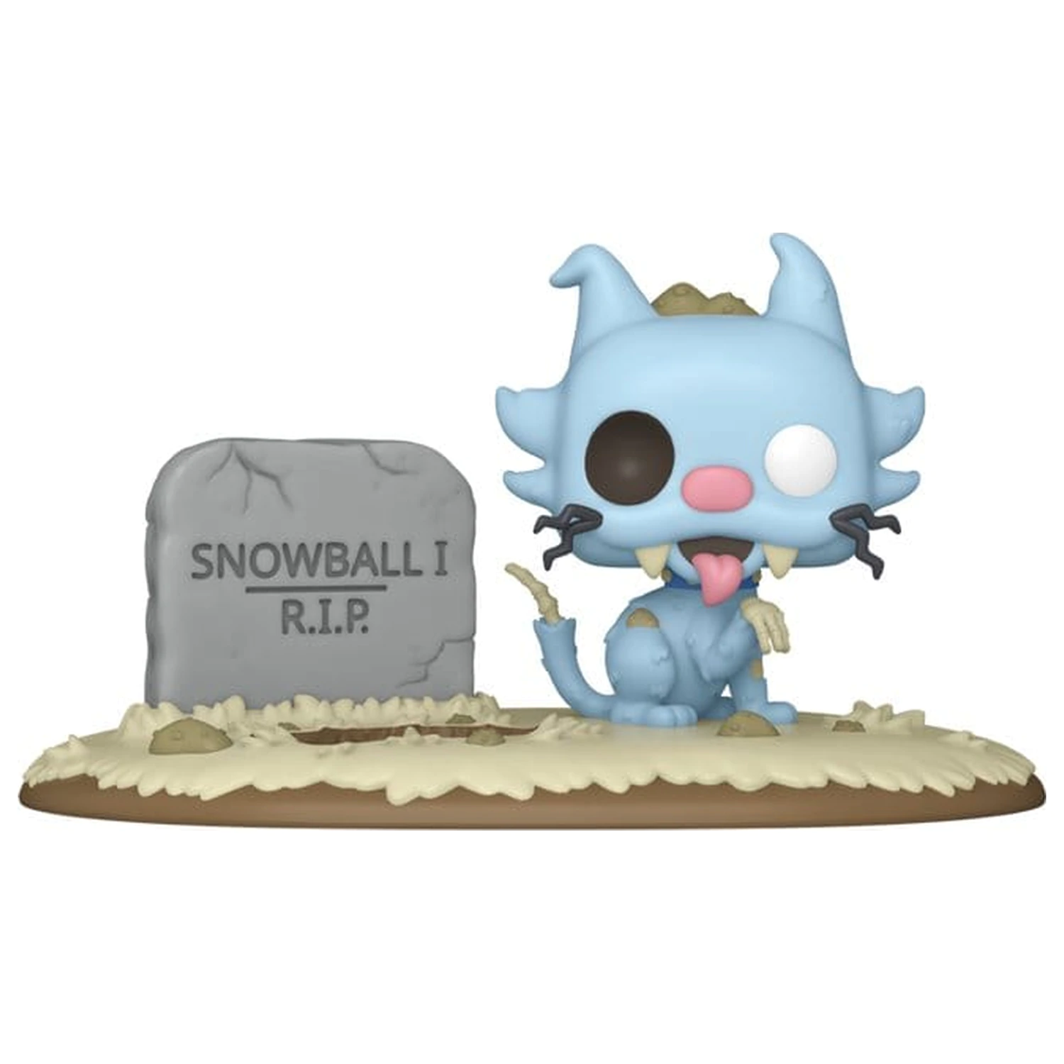 The Simpsons Funko POP! Deluxe Vinylová figúrka Zombie Snowball produktová fotografia