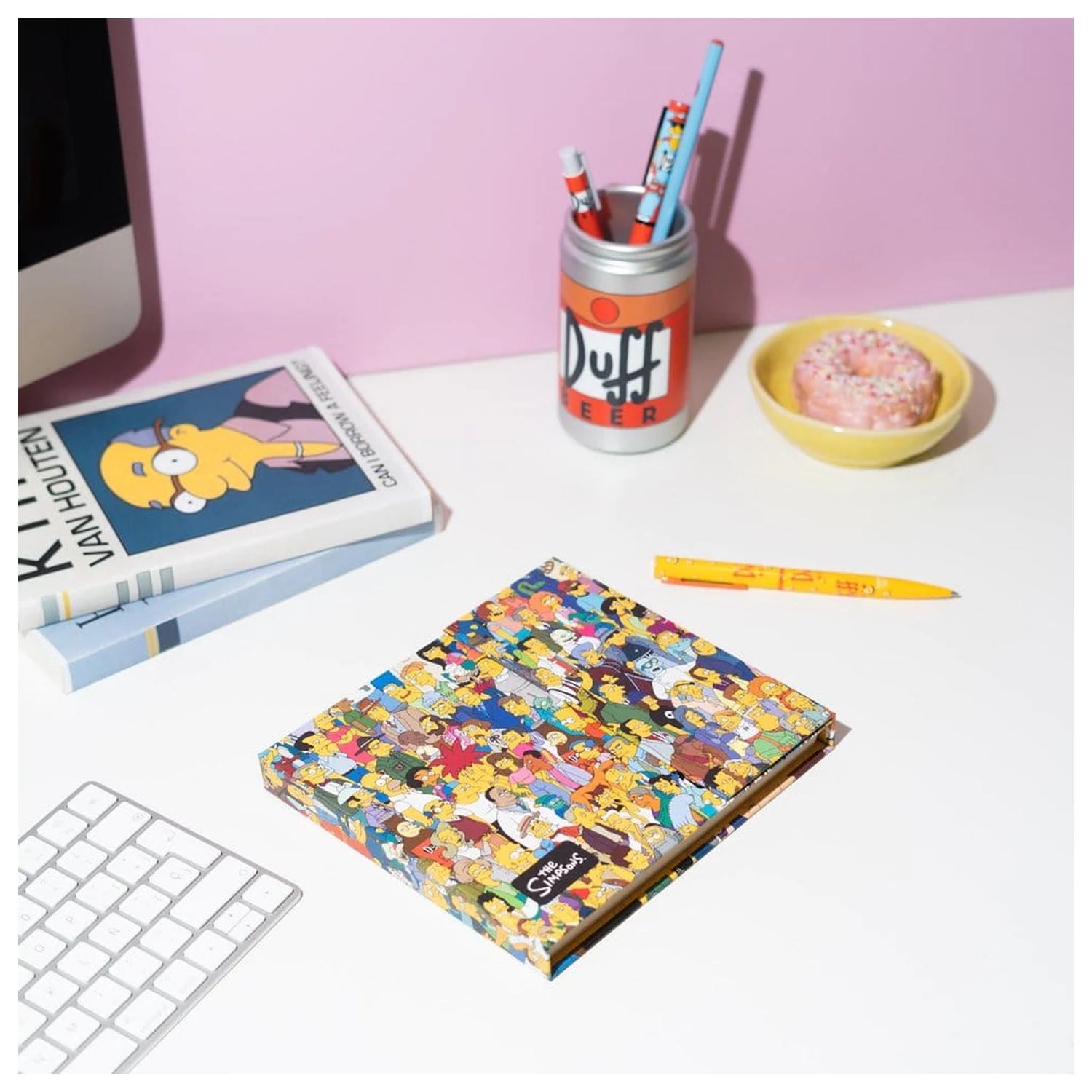 The Simpsons Týždenný plánovač s lepiacimi poznámkami 19 x 17 cm produktová fotografia