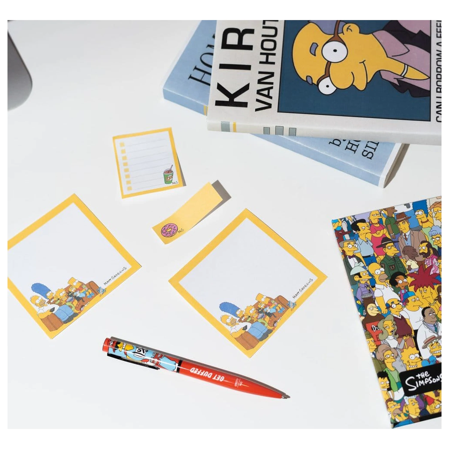 The Simpsons Týždenný plánovač s lepiacimi poznámkami 19 x 17 cm produktová fotografia