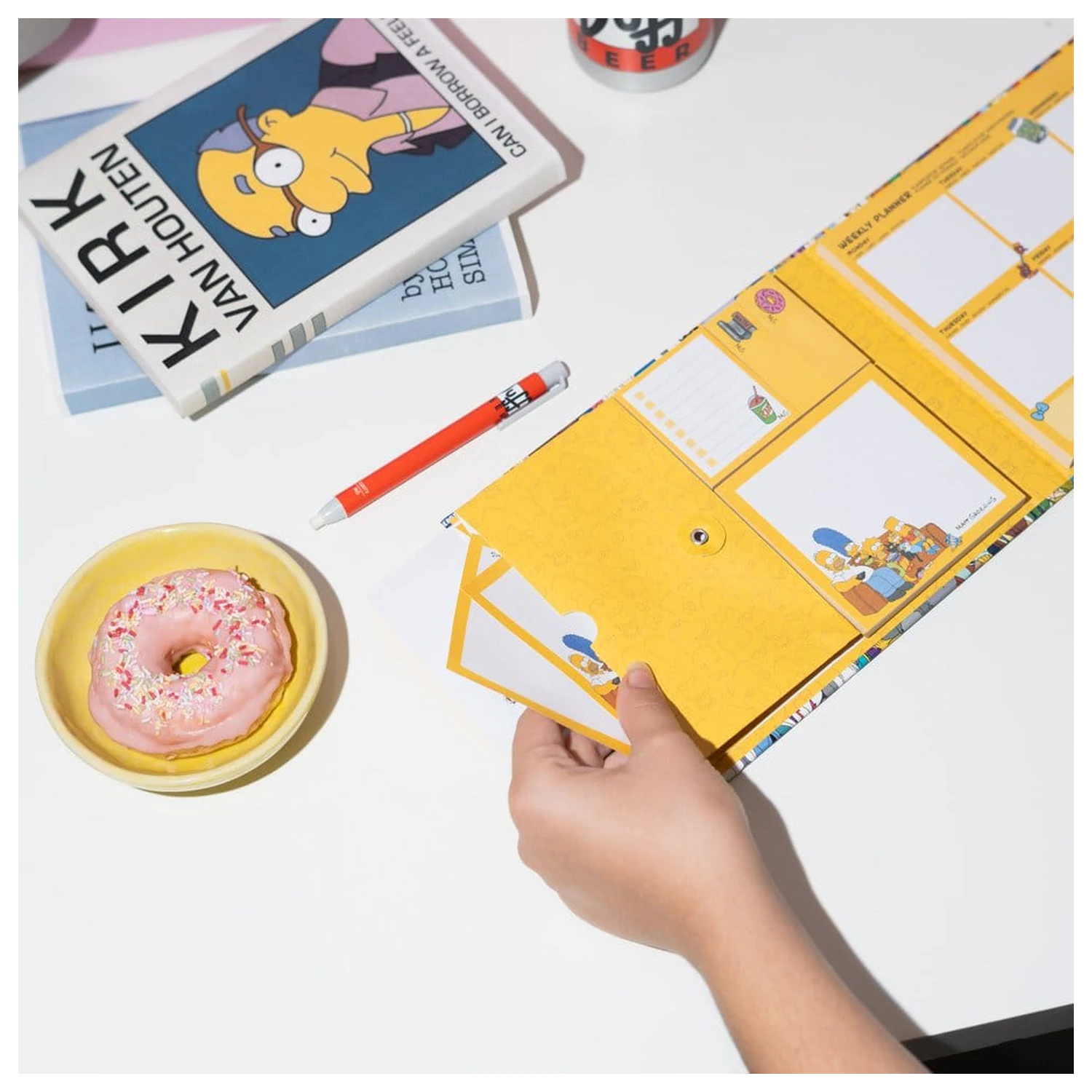 The Simpsons Týždenný plánovač s lepiacimi poznámkami 19 x 17 cm produktová fotografia