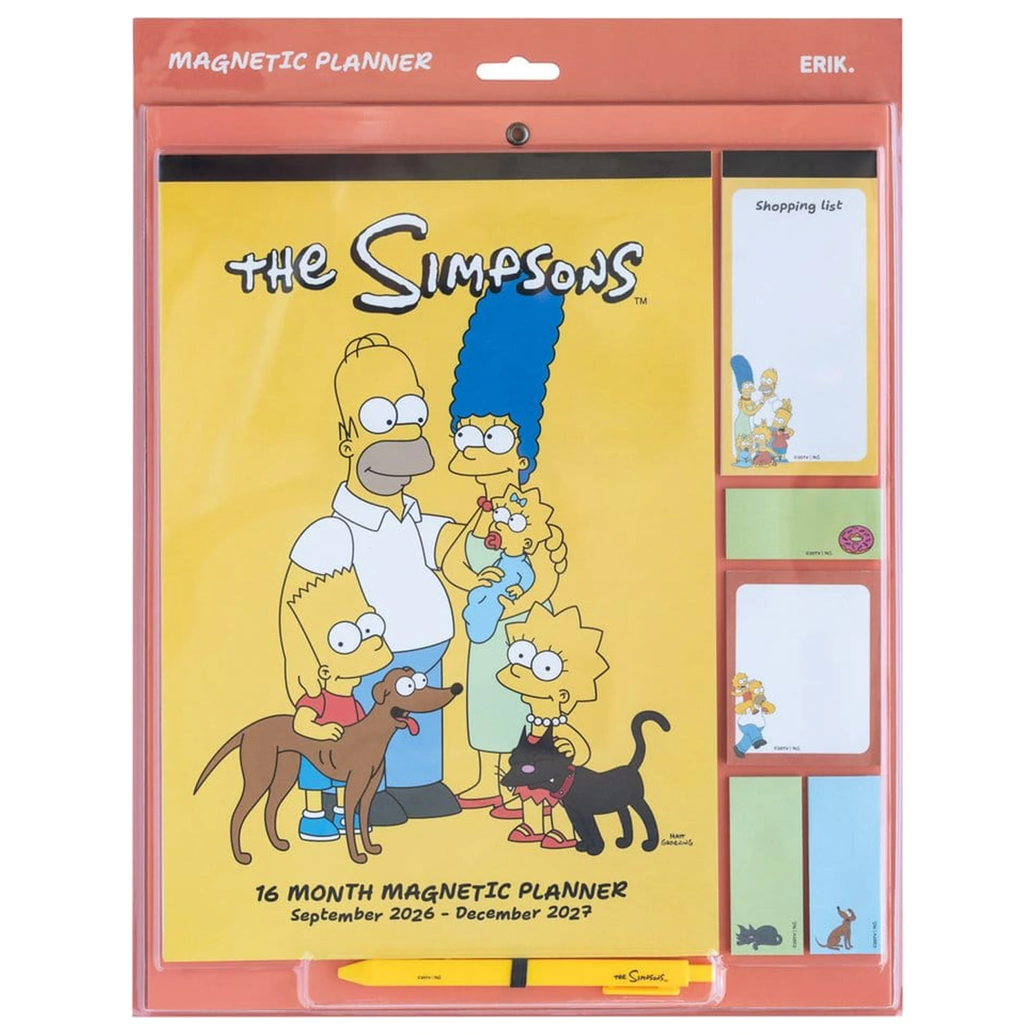 The Simpsons Magnetický Plánovač 2026/27 30 x 35 cm produktová fotografia