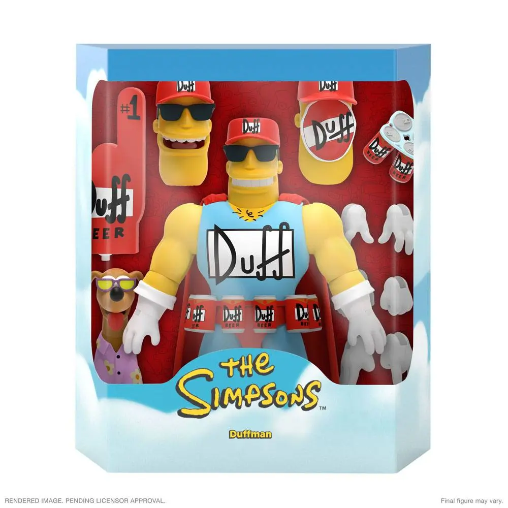 The Simpsons Ultimates Action Figure Duffman 18 cm termékfotó