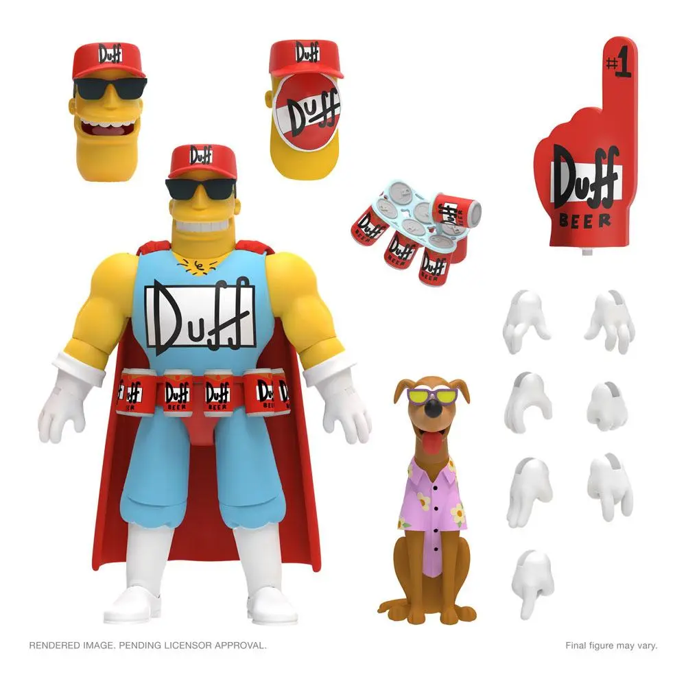 The Simpsons Ultimates Action Figure Duffman 18 cm termékfotó