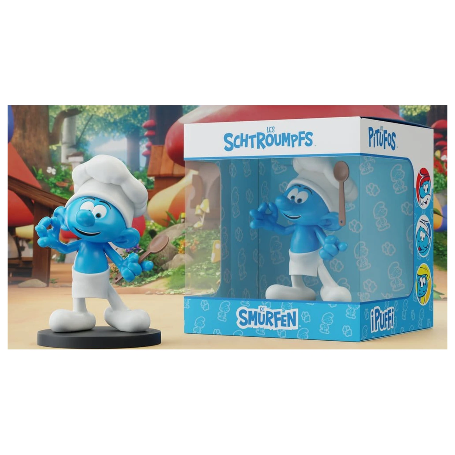 The Smurfs Soška Chef Smurf 12 cm produktová fotografia