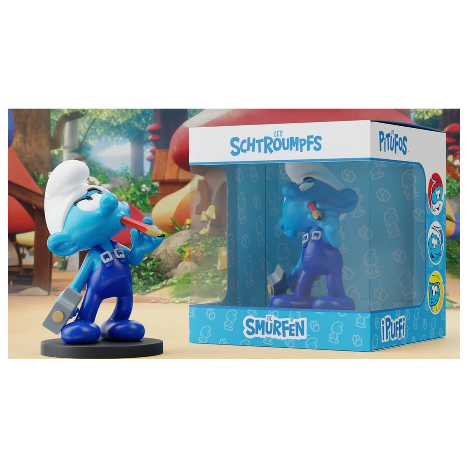 The Smurfs Soška Handy Smurf 11 cm produktová fotografia