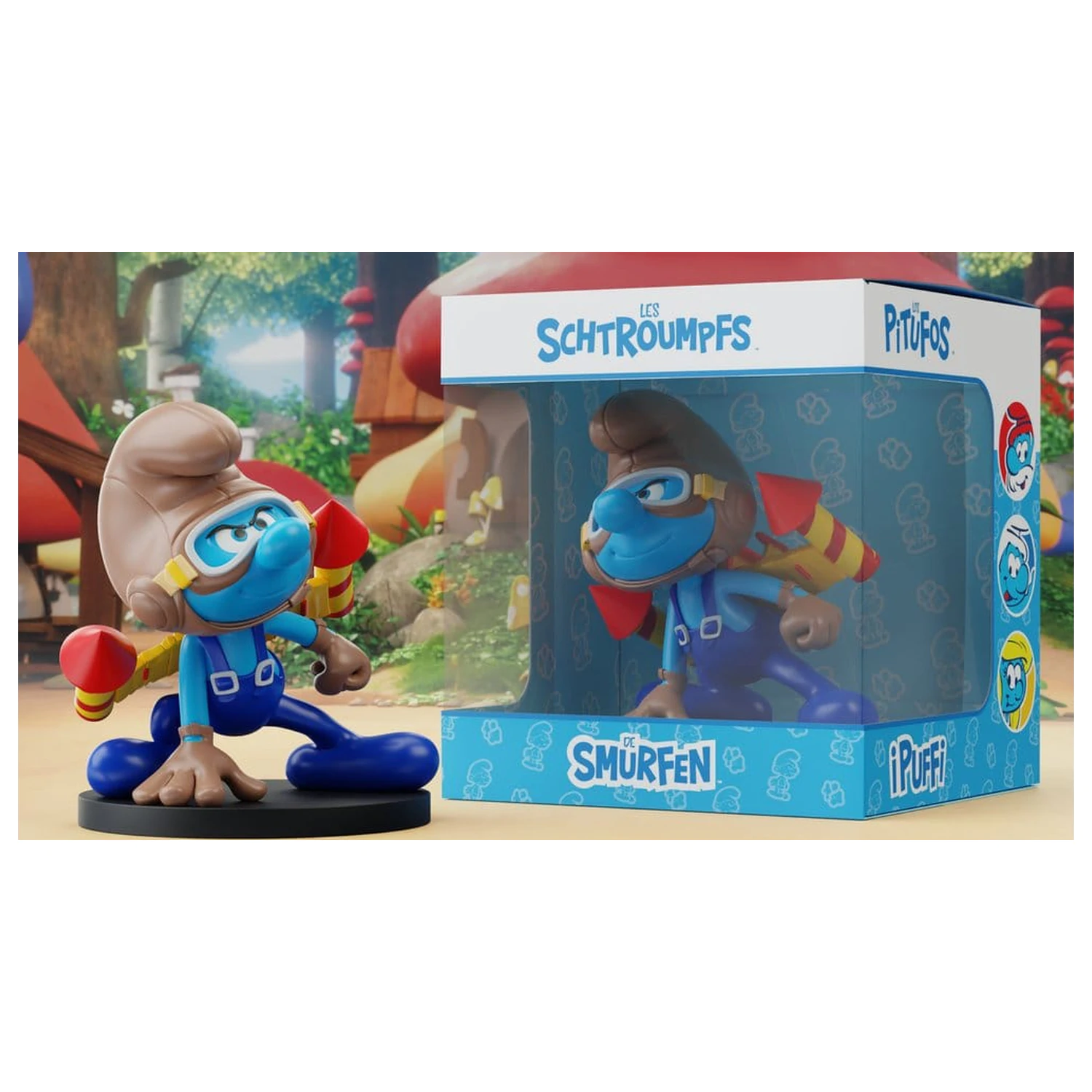 The Smurfs Socha Jetpack Smurf 10 cm produktová fotografia