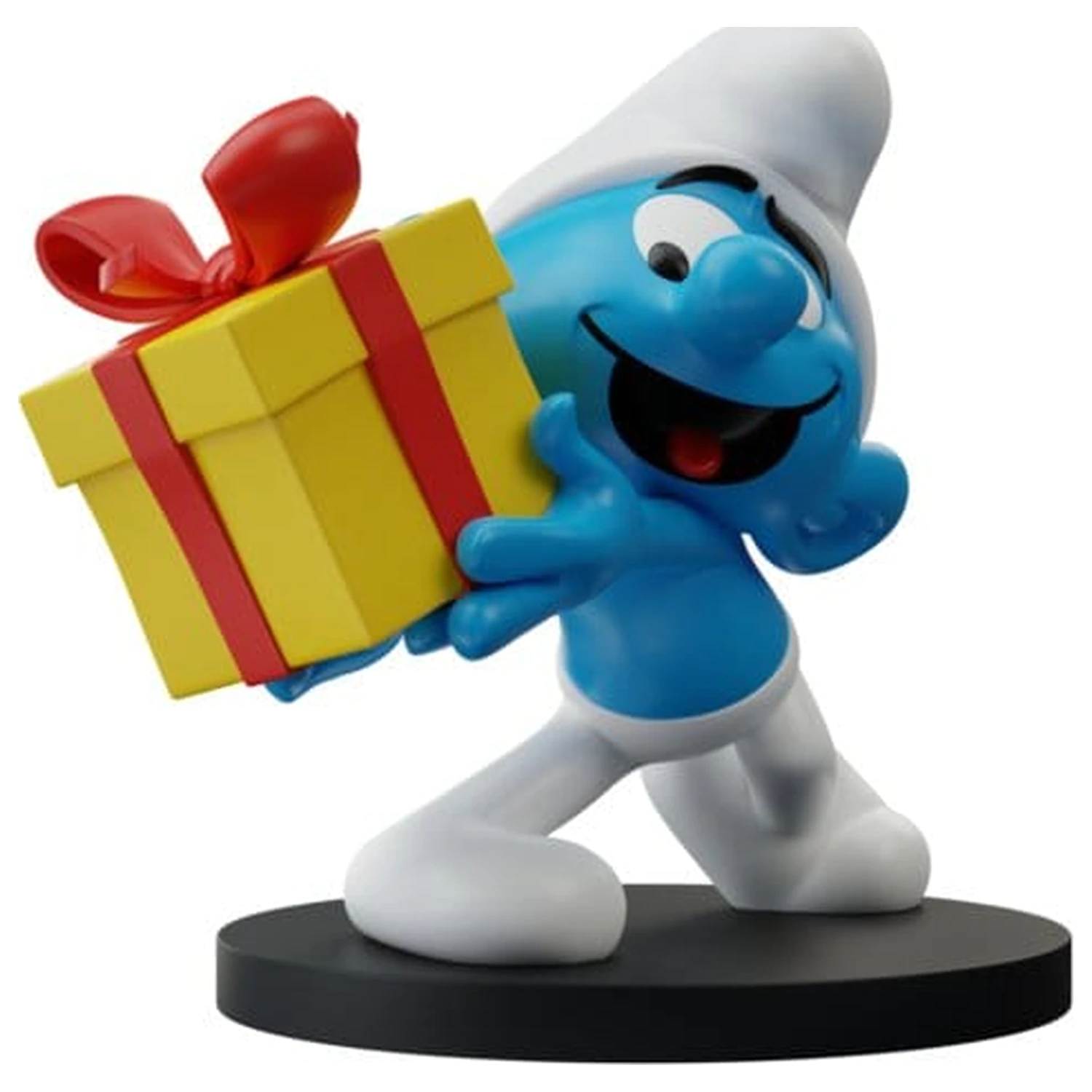 The Smurfs Soška Jokey Smurf with Gift 10 cm produktová fotografia