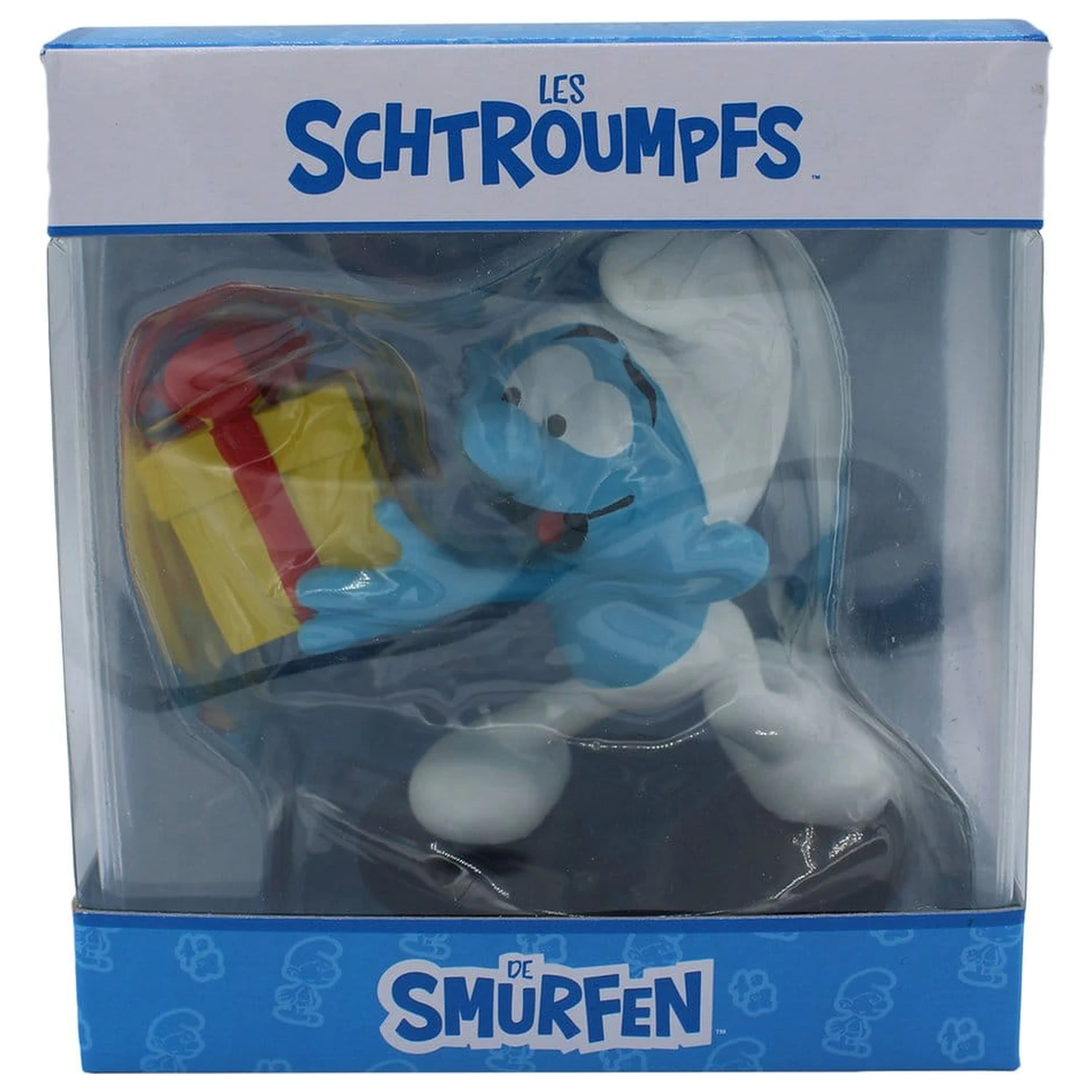 The Smurfs Soška Jokey Smurf with Gift 10 cm produktová fotografia