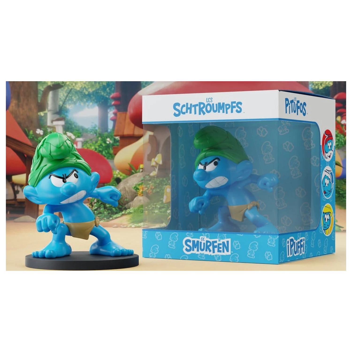 The Smurfs Socha Wild Smurf 10 cm produktová fotografia
