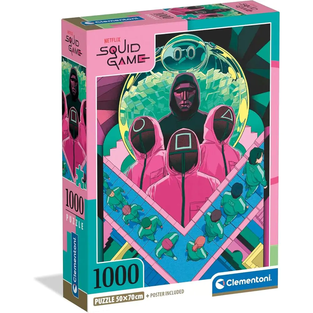 The Squid Game 2 puzzle 1000 dielikov produktová fotografia